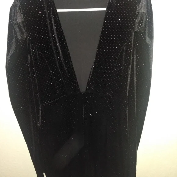 Boohoo Vintage Velvet Dress sz,8 - Picture 6 of 6